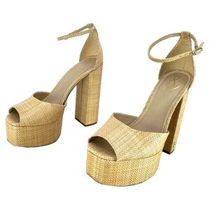 Sam Edelman Tan Platform Heels